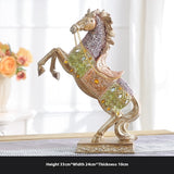 Wine Cabinet Decoration Horse European Home Living Room Fortune Light Luxury Desktop Accessories Crafts Win Instant Success
