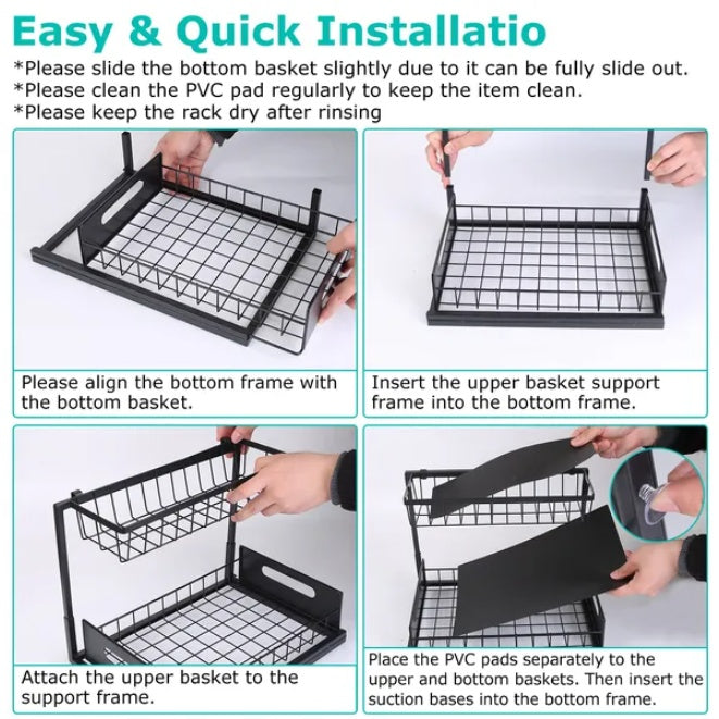 2 Tier Under Sink Organizers