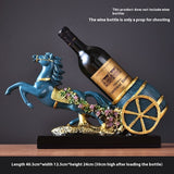 Wine Cabinet Decoration Horse European Home Living Room Fortune Light Luxury Desktop Accessories Crafts Win Instant Success